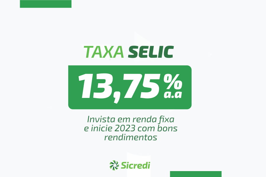 Selic permanece em 13,75% a.a.
